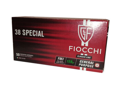 Amunicja Fiocchi .38 SPECIAL 158gr FMJ