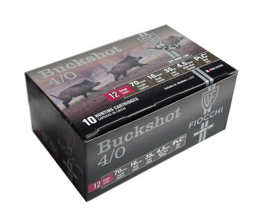 Amunicja loftka Fiocchi Buckshot 12/70 35g, 4,5mm (4/0)