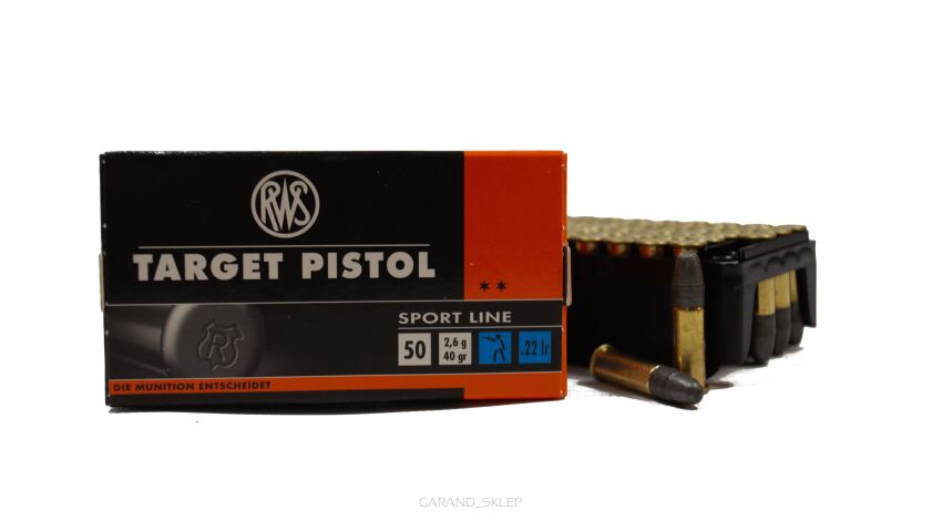 Amunicja RWS .22LR TARGET PISTOL sport line 40gr/2,6g