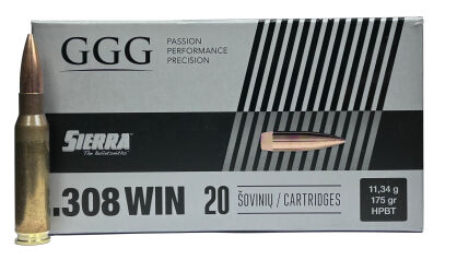 Amunicja GGG GPX17 Sierra - .308Win 11,34g/175gr HPBT