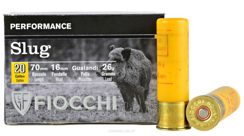 Amunicja Fiocchi Slug 26g, kal. 20/70