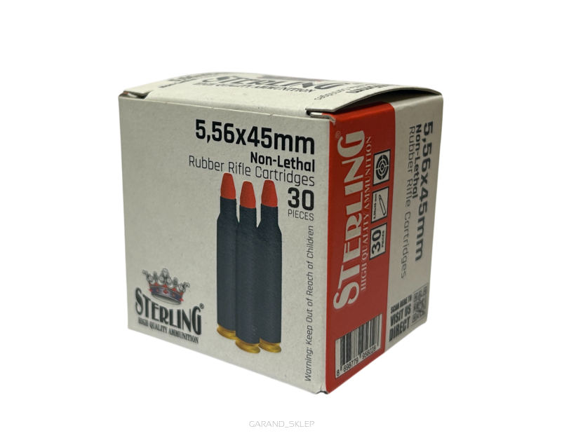 Amunicja gumowa Sterling 5.56x45mm Rubber Non-lethal