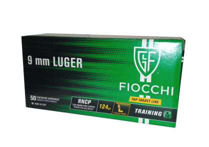 Amunicja Fiocchi 9mm LUGER 124gr RNCP