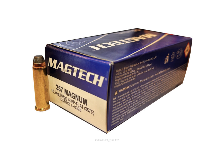 MAGTECH .357 MAGNUM 10,24g/158gr SJSP-FLAT