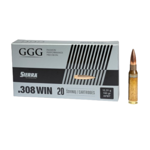 Amunicja GGG HPBT 12,31g/190gr GPX17, kal. 308Win