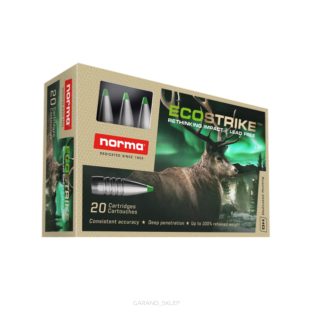 Amunicja NORMA ECO STRIKE SILENCER .308Win. - 9,7g/150gr