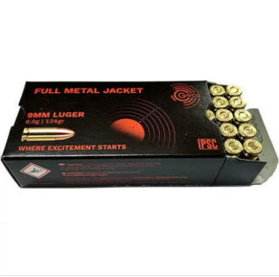 GECO 9mm LUGER Full Metal Jacket 8,0G