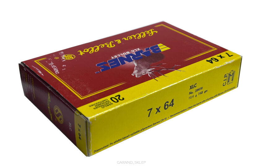 Amunicja S&B BARNES 7x64 XLC  10,4g / 160grs