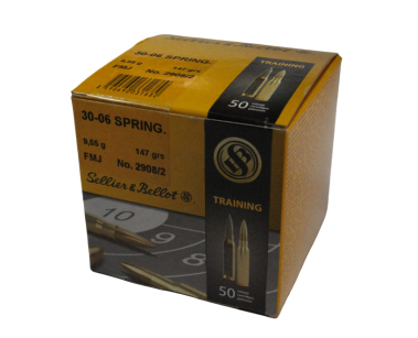 Amunicja Sellier & Bellot 30-06 SPRING. FMJ 147grs/9,55g