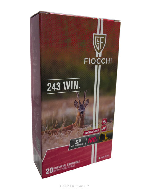 Amunicja Fiocchi 243Win 6,5G/100Gr SP