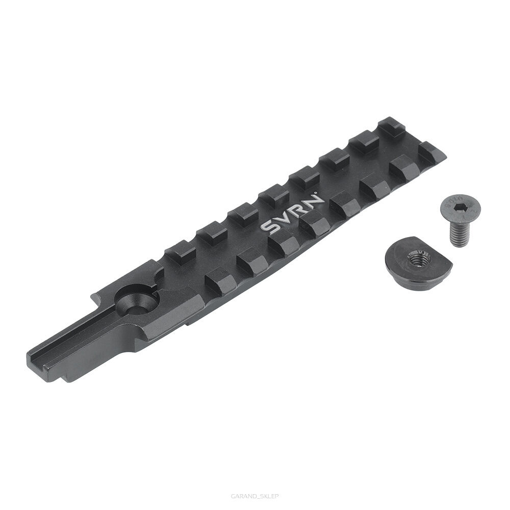 Szyna picatinny do AK - Aluminiowa - Czarna - SVRN-AKSR-01