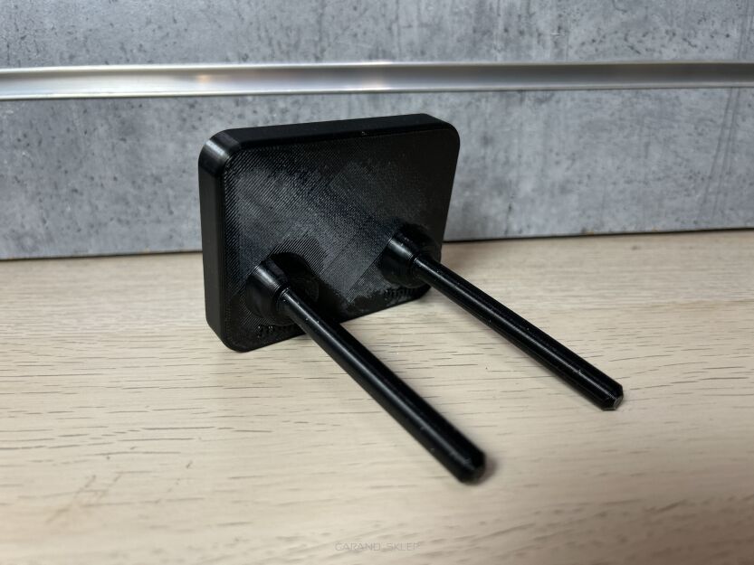 Uchwyt magnetyczny na 2 pistolety dolufowe - kaliber 9mm - druk 3D