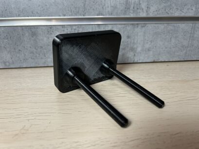 Uchwyt magnetyczny na 2 pistolety dolufowe - kaliber 9mm - druk 3D