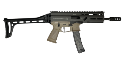 Pistolet samopowtarzalny Grand Power STRIBOG SP9A3 FDE - lufa 8", zamek dwumasowy, obustronne manipulatory, składane przyrządy, 2 magazynki, kal. 9x19 (50050077 FDE)