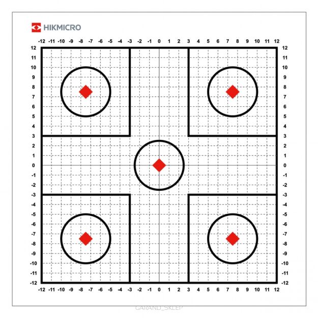 Naklejka tarcza termiczna HIKMICRO 30x30