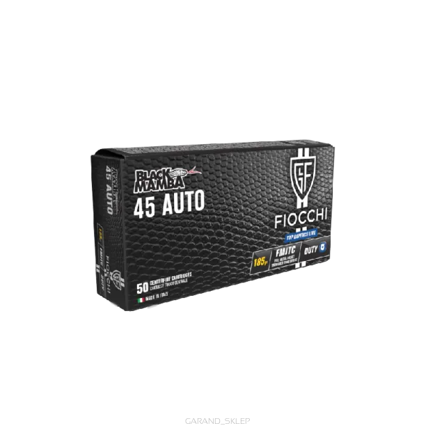 Amunicja Fiocchi Black Mamba FMJTC 185gr, kal. 45ACP