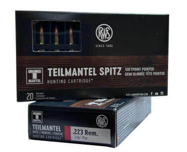 Amunicja RWS .223Rem TEILMANTEL SPITZ SP 3,6G/55Gr