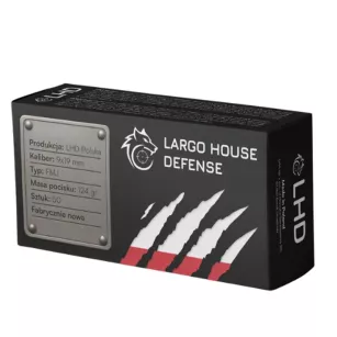 Amunicja Largo House Defense LHD 9x19 - 8G FMJ