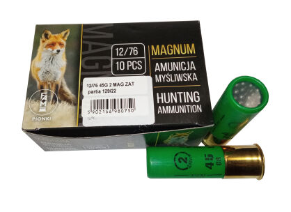 Amunicja MAGNUM 12/76 45g 2 ZAT - Pionki