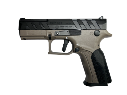 Pistolet Grand Power Q1 MK23 FDE - Optic Ready, Stałe stalowe przyrządy celownicze, Spust STRIKER FIRE, kal. 9x19 (50002830 FDE)
