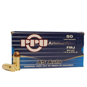 Amunicja PPU .45 AUTO FMJ 14,9g/230gr