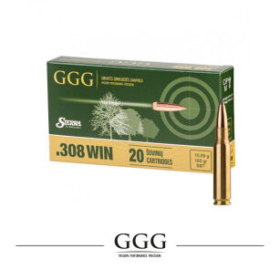 Amunicja kulowa GGG SBT GPX14 10,6g(165GRN) Sierra, kal. 308Win