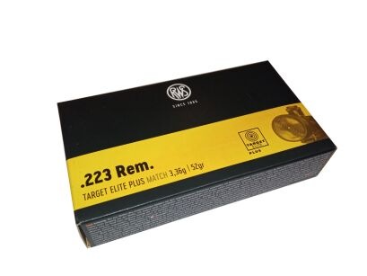 Amunicja RWS .223 Rem. Target Elite Plus Match 3.36g/52gr