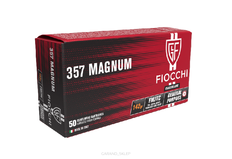 Amunicja Fiocchi .357Mag FMJTC 142gr