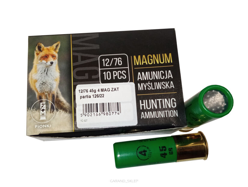 Amunicja MAGNUM 12/76 45g 4 ZAT - Pionki