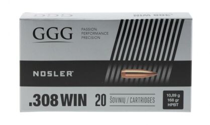 Amunicja GGG HPBT .308 Win. GPX15 11,3g/175gr NOSLER