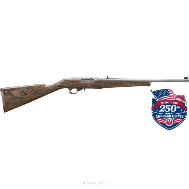 Ruger 10/22 Stainless Steel - Drewno – Wersja Limitowana Z Okazji 250 Lecia USA – (32038)