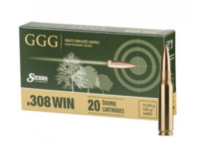 Amunicja GGG .308Win 10,9g/168gr HPBT