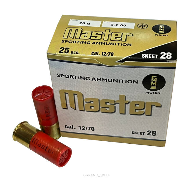 Amunicja 12/70 MASTER Skeet 28g 9-2,00mm FAM Pionki