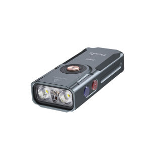Latarka z laserem i UV LED Fenix E06R V2.0 - Szara