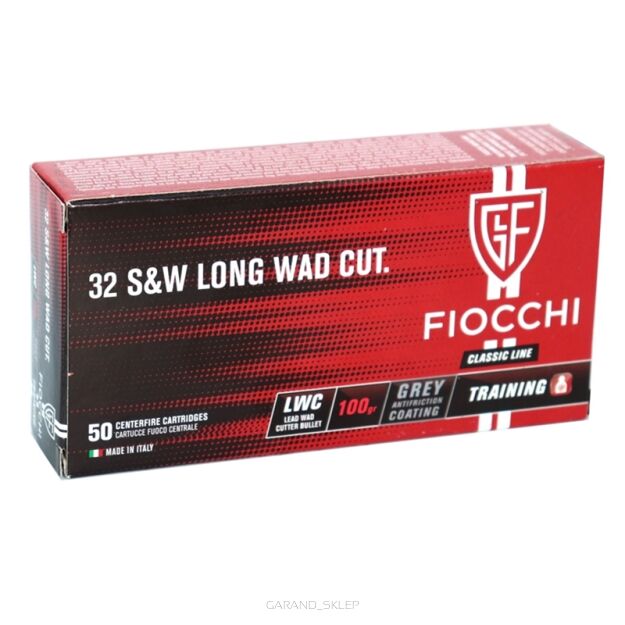 Amunicja FIOCCHI .32S&W Long Wad Cut. 100g