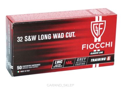 Amunicja FIOCCHI .32S&W Long Wad Cut. 100g