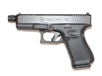 Pistolet GLOCK 19 Gen 5 z gwintem Optic Ready - 9x19mm