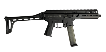 Pistolet samopowtarzalny Grand Power STRIBOG SP45A3 - lufa 8", zamek dwumasowy, obustronne manipulatory, składane przyrządy, 1 magazynek, kal. 45ACP (50050179)