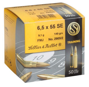 Amunicja Sellier&Bellot 6,5x55 SE 9,1g/140grs FMJ