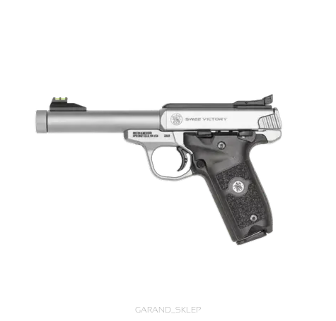 Pistolet Smith & Wesson SW22 VICTORY - .22 LR - Srebrny THREADED BARREL