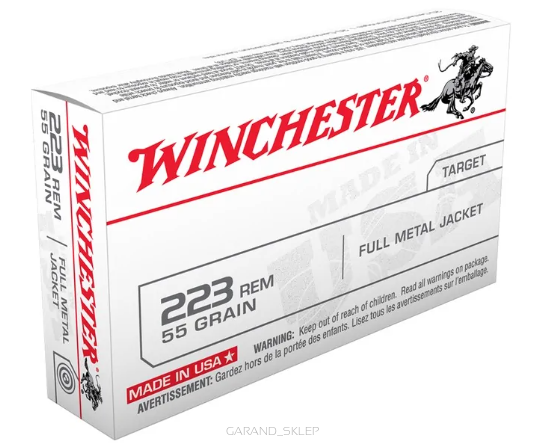 Amunicja Winchester .223REM FMJ 55gr