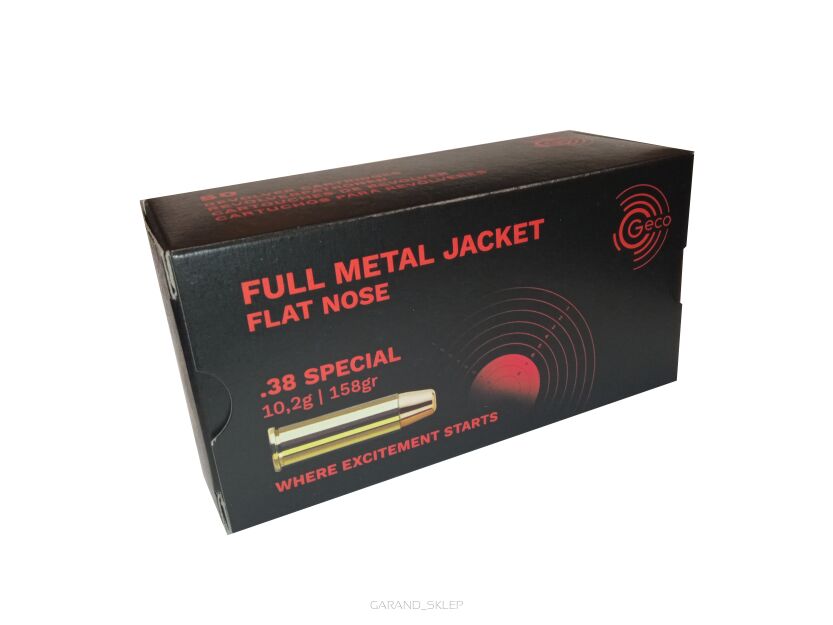 GECO .38 SPECIAL FMJ Flat Nose 10,2g/158gr