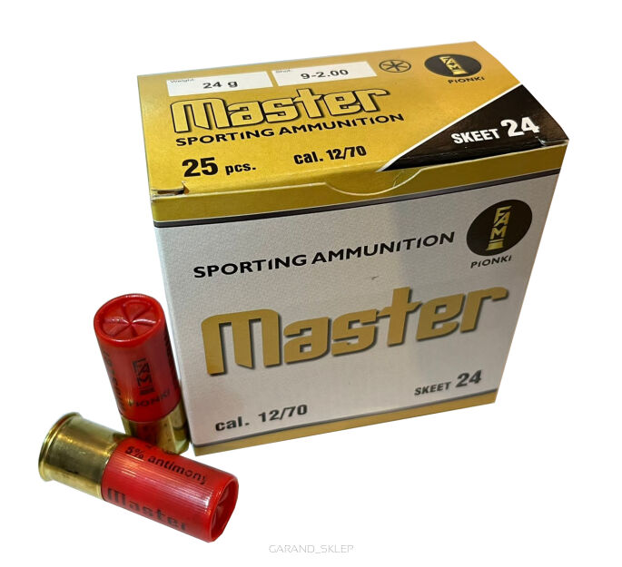 Amunicja 12/70 MASTER Skeet 24g 9-2,00mm FAM Pionki