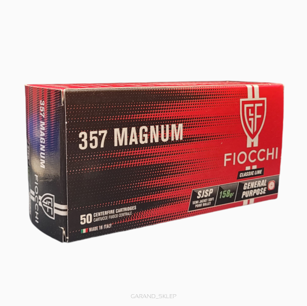 Amunicja Fiocchi SJSP 158gr, kal. 357Mag