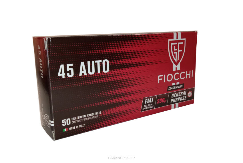 Amunicja Fiocchi 45AUTO 230gr FMJ