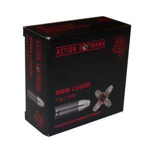 Amunicja GECO 9mm Luger 7,0g/108gr ACTION EXTREME