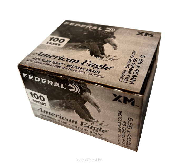 Amunicja 5.56x45mm - Federal American Eagle 55gr FMJ