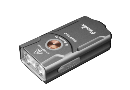 Latarka LED Fenix E03R V2.0 - Szara