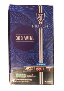 Amunicja Fiocchi Exacta HPBT 168gr Sierra, kal. 308Win