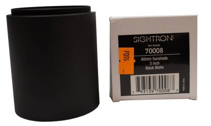 Osłona Przeciwsłoneczna SIGHTRON - 60mm Sunshade, 3 Inch, Black Matte